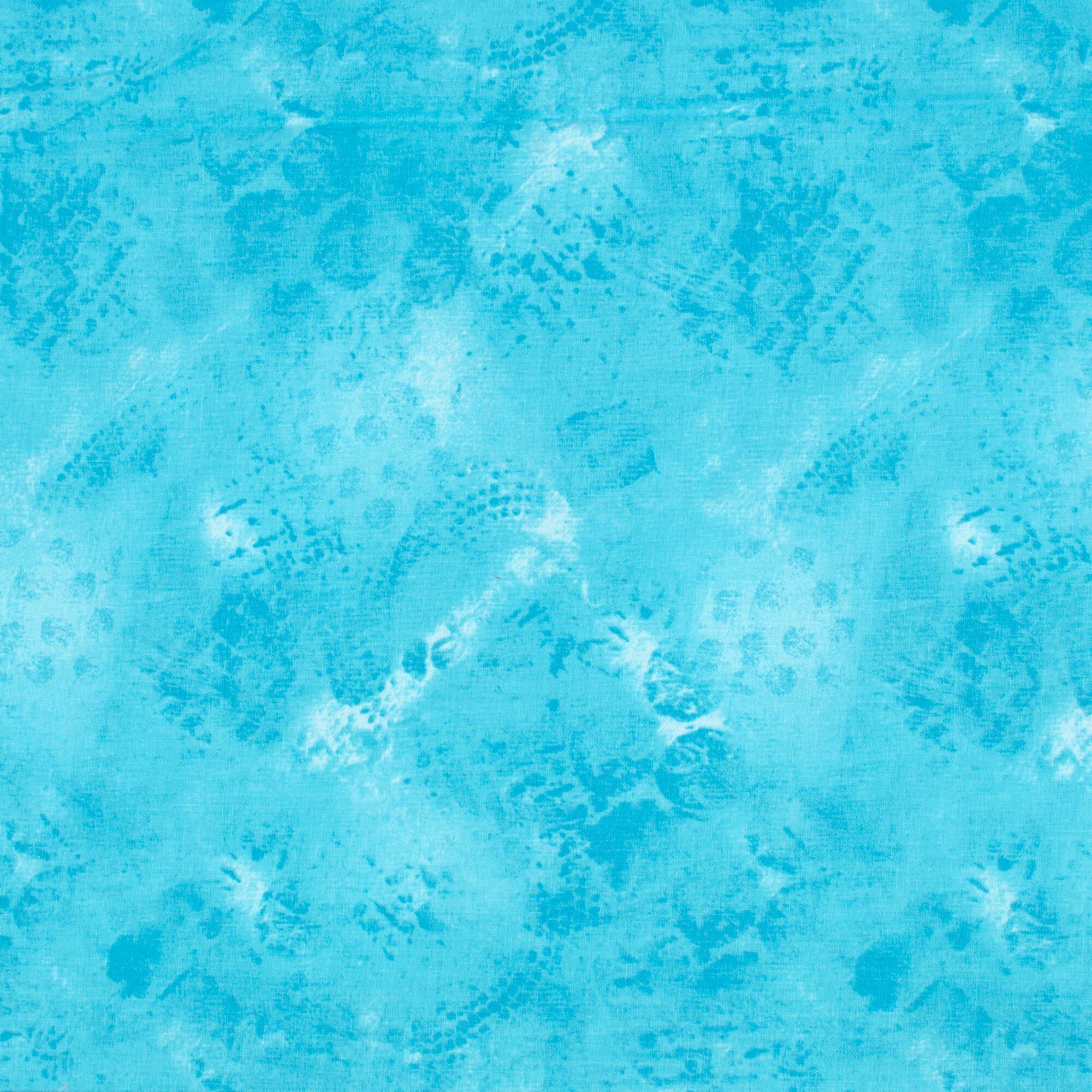 Fabric Editions Texture Turquoise Cotton Fabric